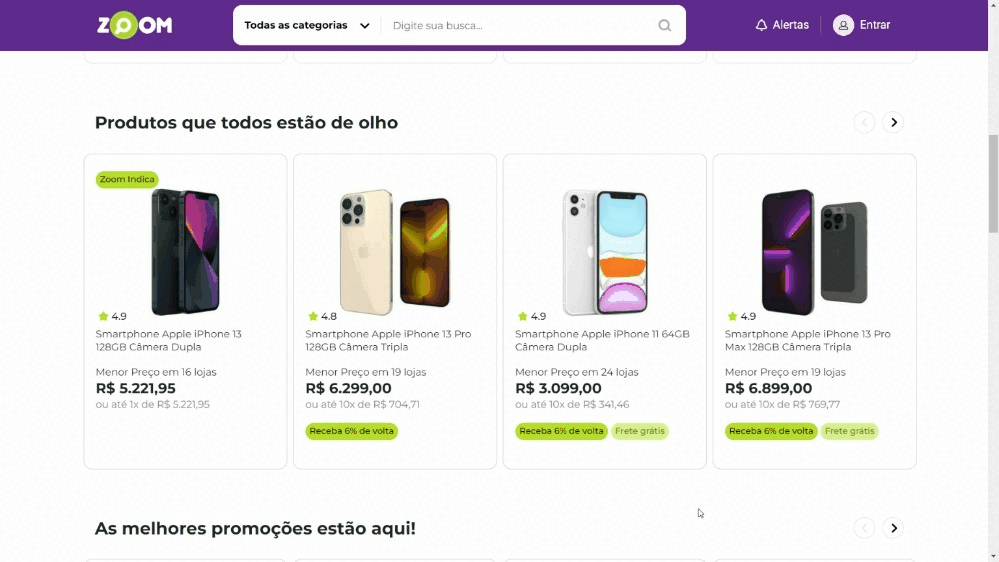 Estratégia: Encontre Promoções e o Menor Preço No Zoom